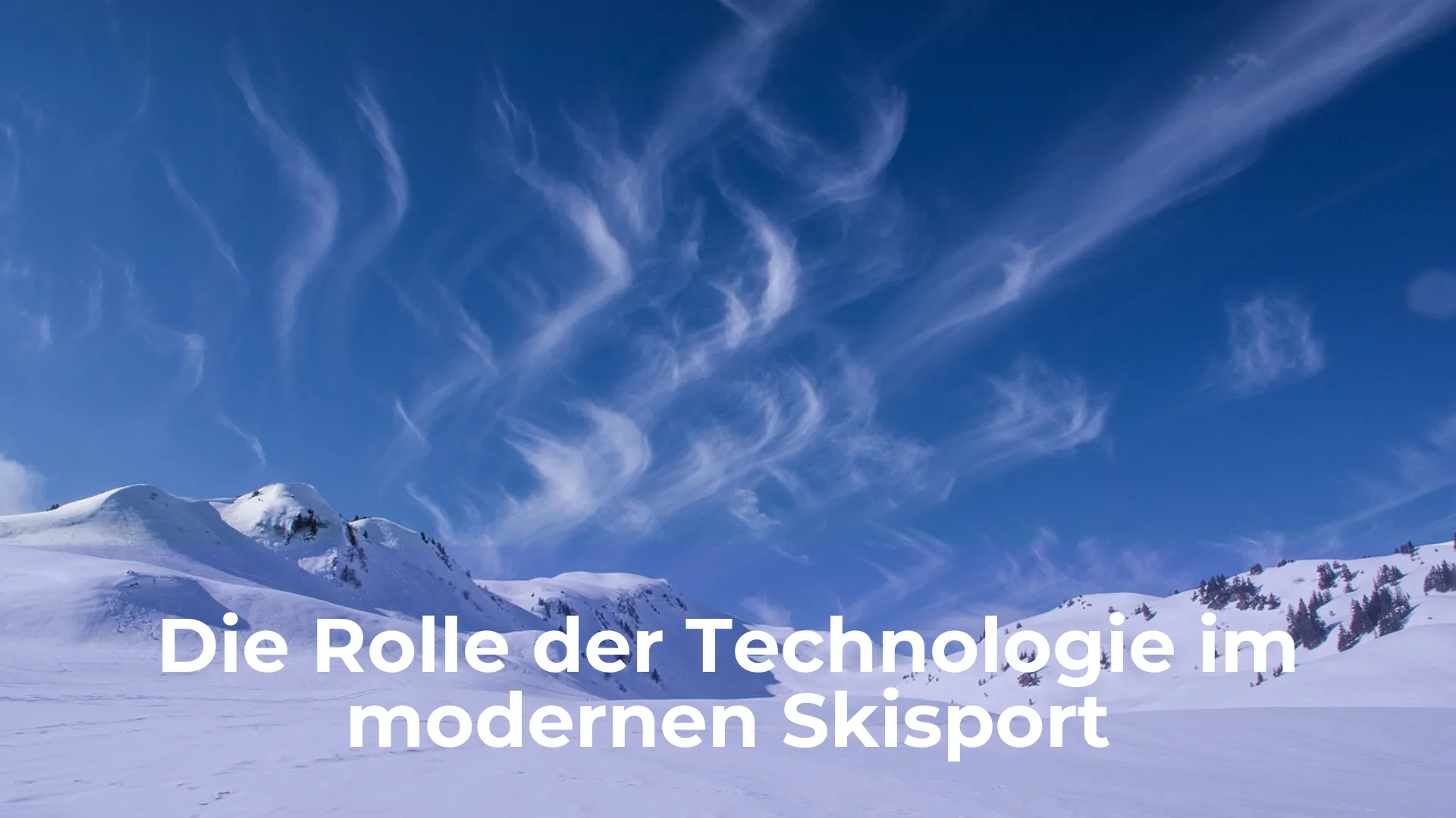 Die rolle der technologie im modernen skisport